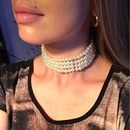 Beads Fashion Geometric necklace  white NHCT0352whitepicture1