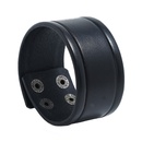 Leather Fashion Geometric bracelet  black NHPK2190blackpicture1