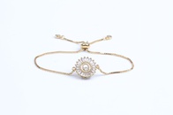 Copper Fashion Geometric bracelet  Alloy A NHYL0431AlloyApicture1