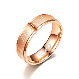 TitaniumStainless Steel Fashion Sweetheart Ring  Black HerDemon5 NHTP0004BlackHerDemon5picture9