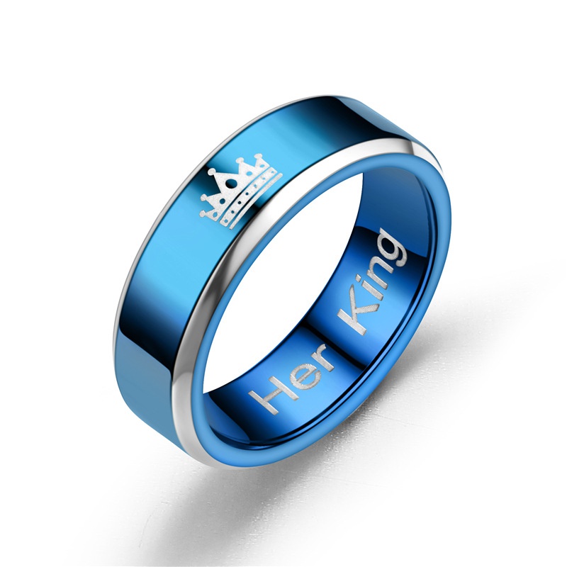 TitaniumStainless Steel Fashion Geometric Ring  HerKing6 NHTP0009HerKing6