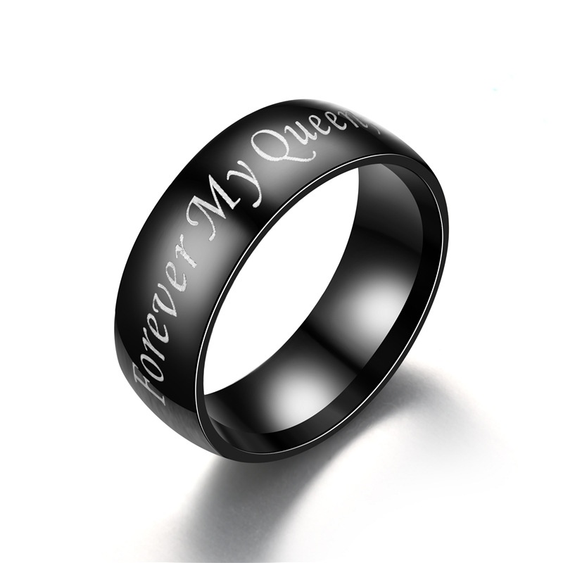 TitaniumStainless Steel Fashion Geometric Ring  Men MYKING5 NHTP0019MenMYKING5