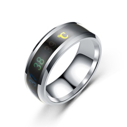 Europische und amerikanische Mode neue intelligente Temperatur anfertigung Paar Ring EKGAnzeige Temperatur ring Quelle Hersteller neue Anpassungpicture3