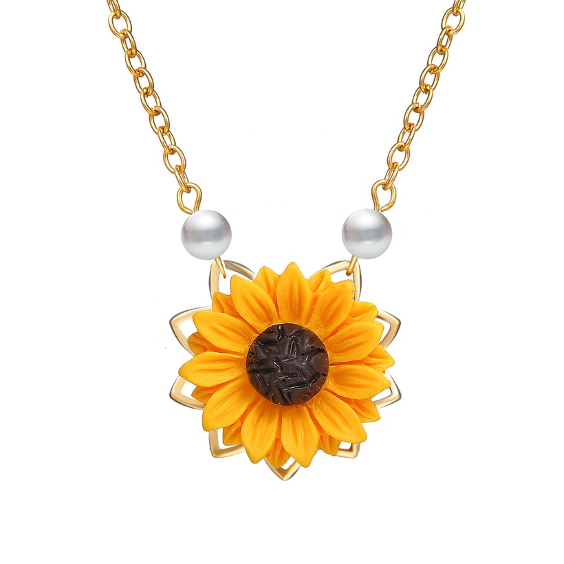 Alloy Fashion Flowers necklace Alloy GDD0701 NHPJ0008AlloyGDD0701