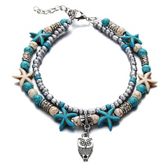 Alloy Fashion Animal bracelet  (GER08-03 Owl) NHPJ0055-GER08-03-Owl