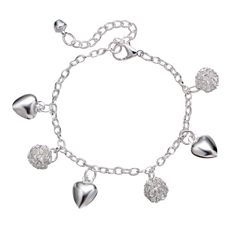 AliExpress Weaving Hollow Love HeartShaped Bracelet Anklet European and American Popular Hand Jewelry Fashion Simple Bracelet