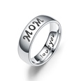 TitaniumStainless Steel Simple Sweetheart Ring  MOM5 NHTP0001MOM5picture75