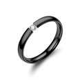 TitaniumStainless Steel Fashion Sweetheart Ring  3MM steel color6 NHTP00083MMsteelcolor6picture64