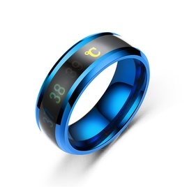 Europische und amerikanische Mode neue intelligente Temperatur anfertigung Paar Ring EKGAnzeige Temperatur ring Quelle Hersteller neue Anpassungpicture169