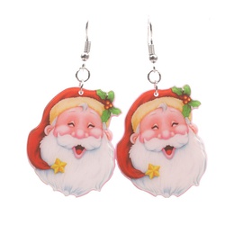 Acrylic Fashion Geometric earring  Santa Claus 1 NHYL0542SantaClaus1picture2