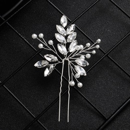 Imitated crystalCZ Fashion Geometric Hair accessories  Alloy NHHS0602Alloypicture1