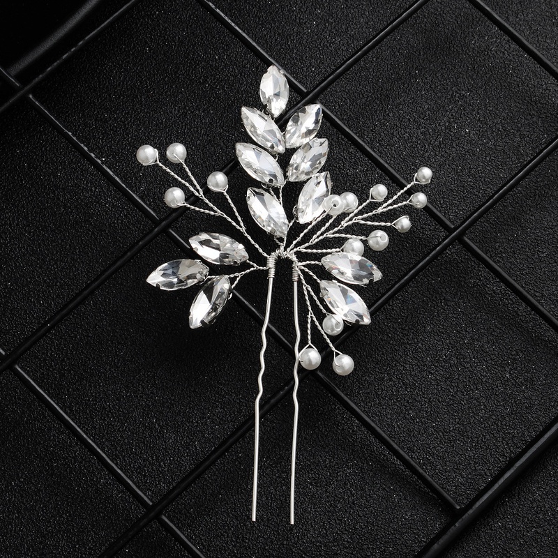 Imitated crystalCZ Fashion Geometric Hair accessories  Alloy NHHS0602Alloy