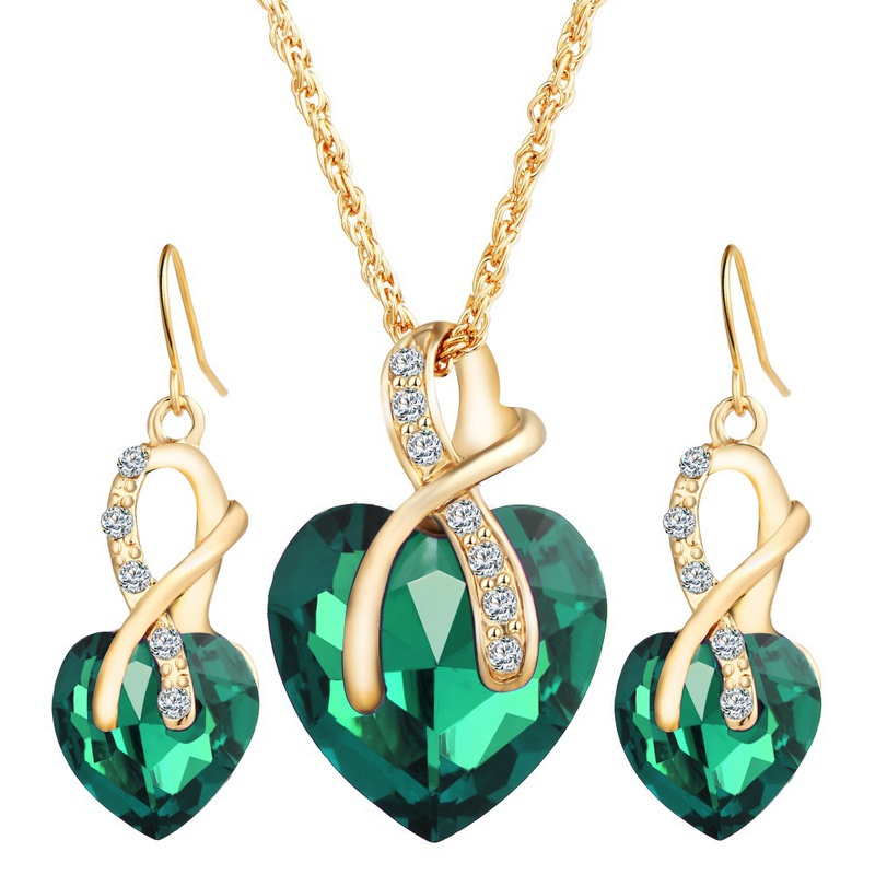 Alloy Fashion  necklace  GEE0101 green NHPJ0197GEE0101green