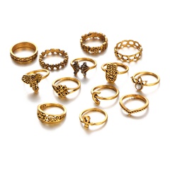 Alloy Fashion Geometric Ring  (Bronze GCX02-02) NHPJ0209-Bronze-GCX02-02