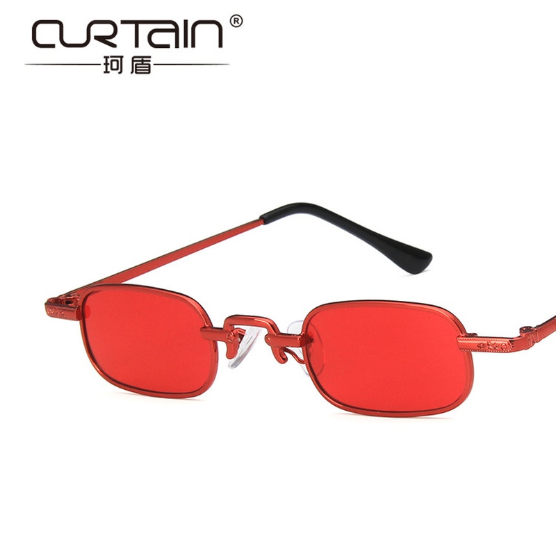 Retro Rectangular Metal Sunglasses 6295 Fashion Punk Sunglasses European and American Small Frame Sunglasses CrossBorder
