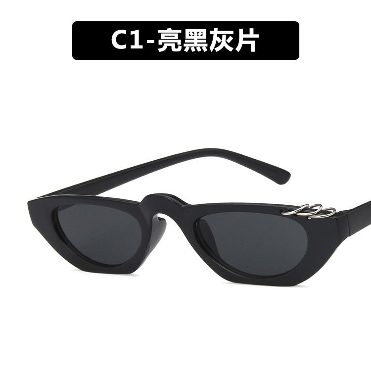 Plastic Vintage  glasses  C1light black gray piece NHKD0575C1light black gray piece