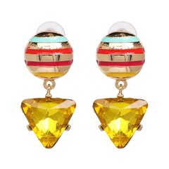 Alloy Fashion Geometric earring  (yellow) NHJJ5368-yellow