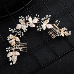 Beads Simple Geometric Hair accessories  Alloy NHHS0608Alloypicture1