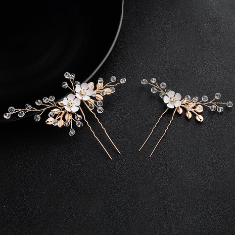 Alloy Simple Flowers Hair accessories  (Alloy) NHHS0609-Alloy's discount tags