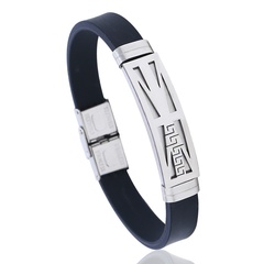 Titanium&Stainless Steel Fashion Geometric bracelet  (Photo Color) NHPK2209-Photo-Color