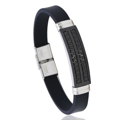 Titanium&Stainless Steel Fashion Geometric bracelet  (Photo Color) NHPK2210-Photo-Color