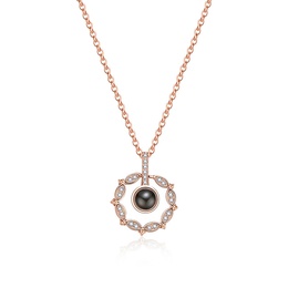 Copper Fashion Geometric necklace  61181581A NHXS221861181581Apicture1