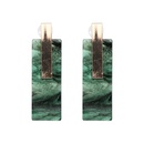 Plastic Fashion Geometric earring  green NHJJ5334greenpicture1