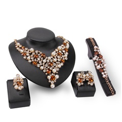 Alloy Fashion  necklace  (18K alloy / 61154231 champagne) NHXS2176-18K-alloy-61154231-champagne