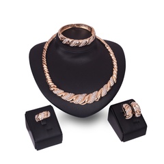 Alloy Fashion  Jewelry Set  (18K alloy / 61154175) NHXS2179-18K-alloy-61154175