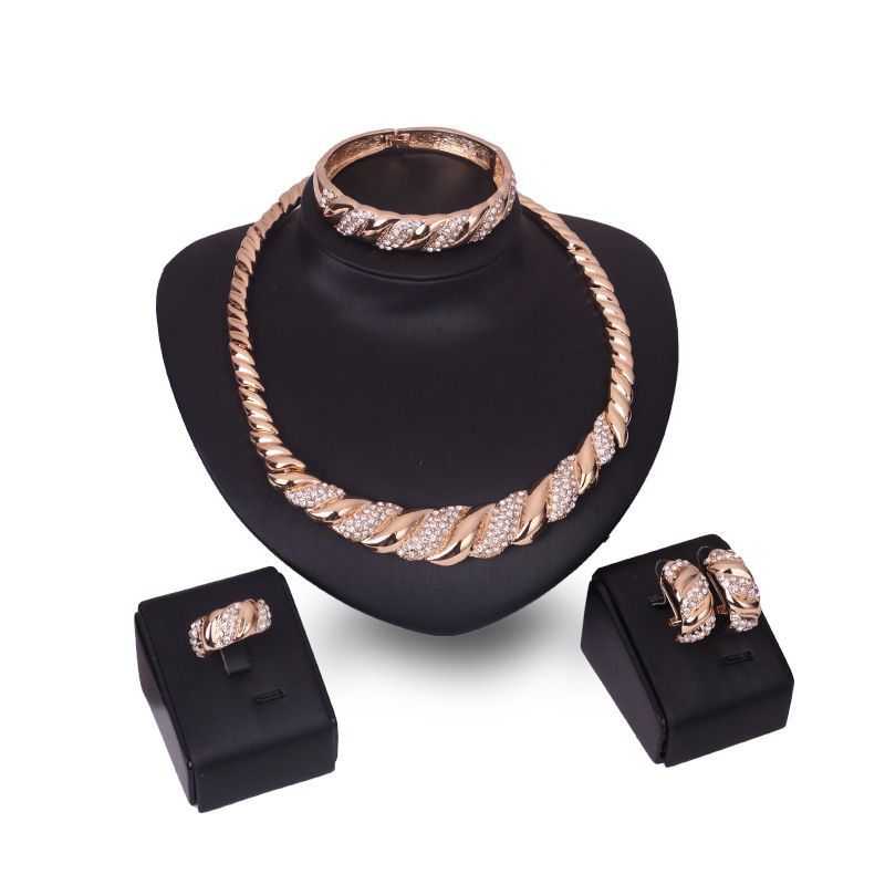 Alloy Fashion  Jewelry Set  18K alloy  61154175 NHXS217918Kalloy61154175
