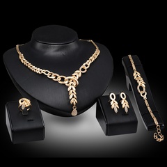 Alloy Fashion  Jewelry Set  (18K alloy / 61154054) NHXS2197-18K-alloy-61154054