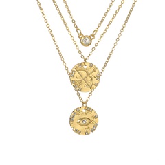Alloy Simple Geometric necklace  (Alloy) NHGY2881-Alloy