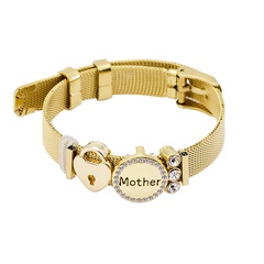Titanium&Stainless Steel Fashion Geometric bracelet  (Alloy Mother) NHHN0385-Alloy-Mother