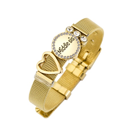 Titanium&Stainless Steel Fashion Sweetheart bracelet  (Alloy Middlesis) NHHN0388-Alloy-Middlesis's discount tags