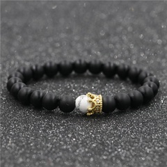Alloy Fashion Geometric bracelet  (Scrub stone crown) NHYL0545-Scrub-stone-crown