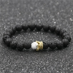 Alloy Fashion Geometric bracelet  (Small crown of volcanic stone) NHYL0546-Small-crown-of-volcanic-stone