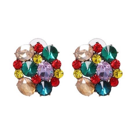 Imitated crystal&CZ Fashion Geometric earring  (color) NHJJ5436-color's discount tags