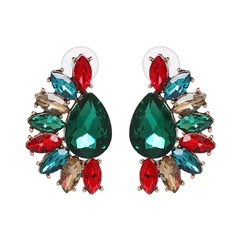 Alloy Fashion Flowers earring  (color) NHJJ5456-color
