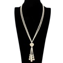 Beads Korea Sweetheart necklace  white NHCT0377whitepicture1