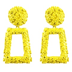 Alloy Fashion Geometric earring  (yellow) NHMD5138-yellow