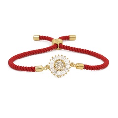 Copper Fashion Sweetheart bracelet  (red) NHYL0591-red
