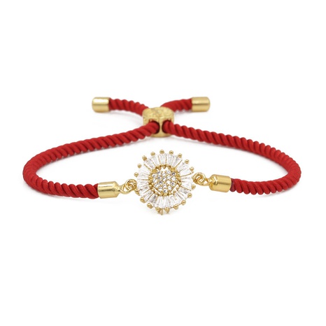 Copper Fashion Sweetheart bracelet  (red) NHYL0591-red's discount tags