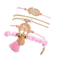 Alloy Fashion bolso cesta bracelet  (GBQ08-02) NHPJ0270-GBQ08-02