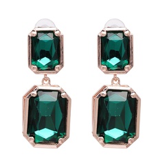 Alloy Fashion Geometric earring  (green) NHJJ5386-green