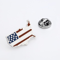 Alloy Fashion Cartoon brooch  (American flag) NHLL0017-American-flag