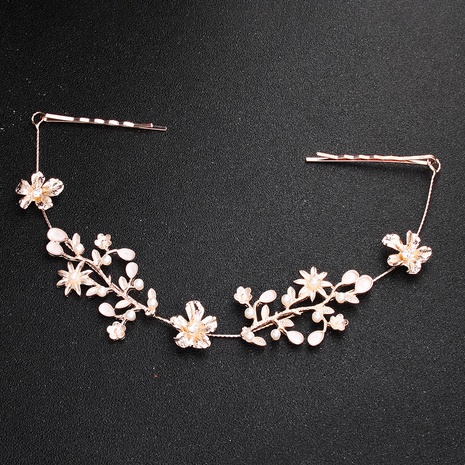 Alloy Fashion Flowers Hair accessories  (HS-J5447 rose alloy) NHHS0619-HS-J5447-rose-alloy's discount tags