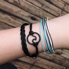 Alloy Fashion bolso cesta bracelet  (black) NHBQ1876-black