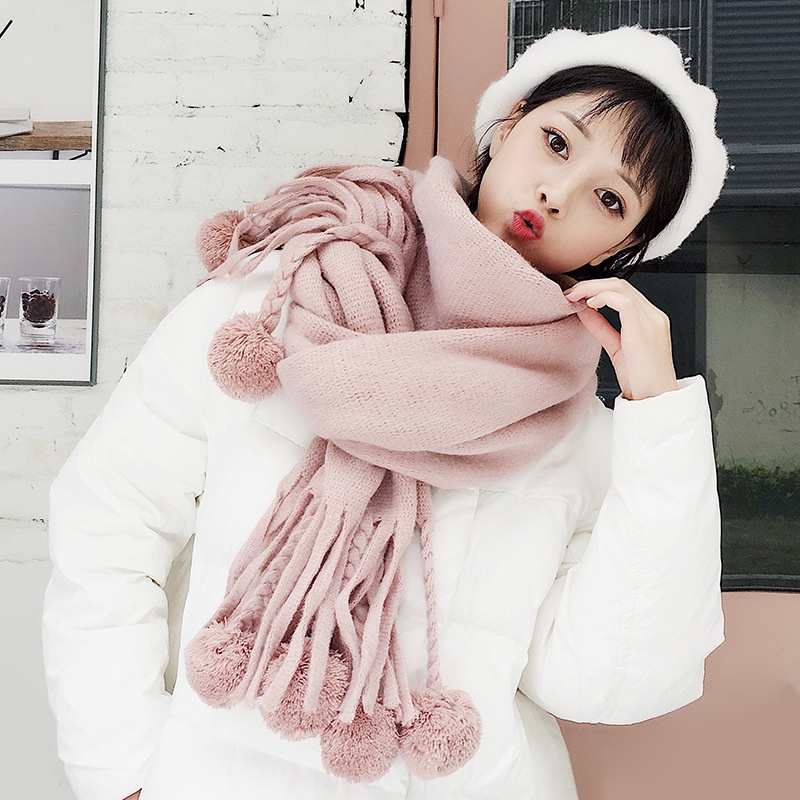 Cloth Fashion  scarf  T33 pink NHCM1210T33 pink