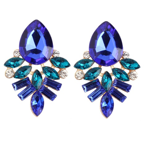 Alloy Fashion Geometric earring  (blue) NHJJ4018-blue's discount tags