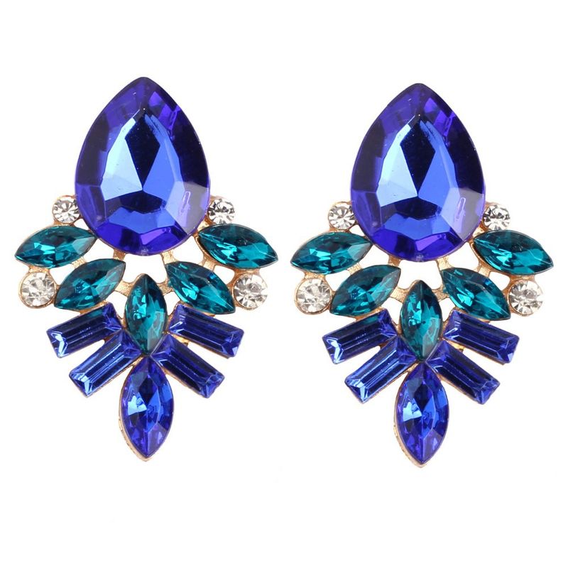 Alloy Fashion Geometric earring  blue NHJJ4018blue